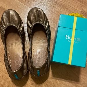 Lightly Used Bronze Tieks Size 10